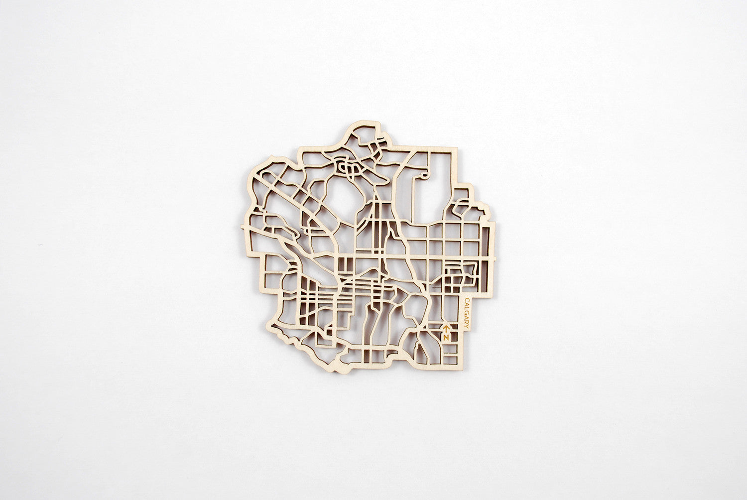 Calgary Map Coasters (set of 4)