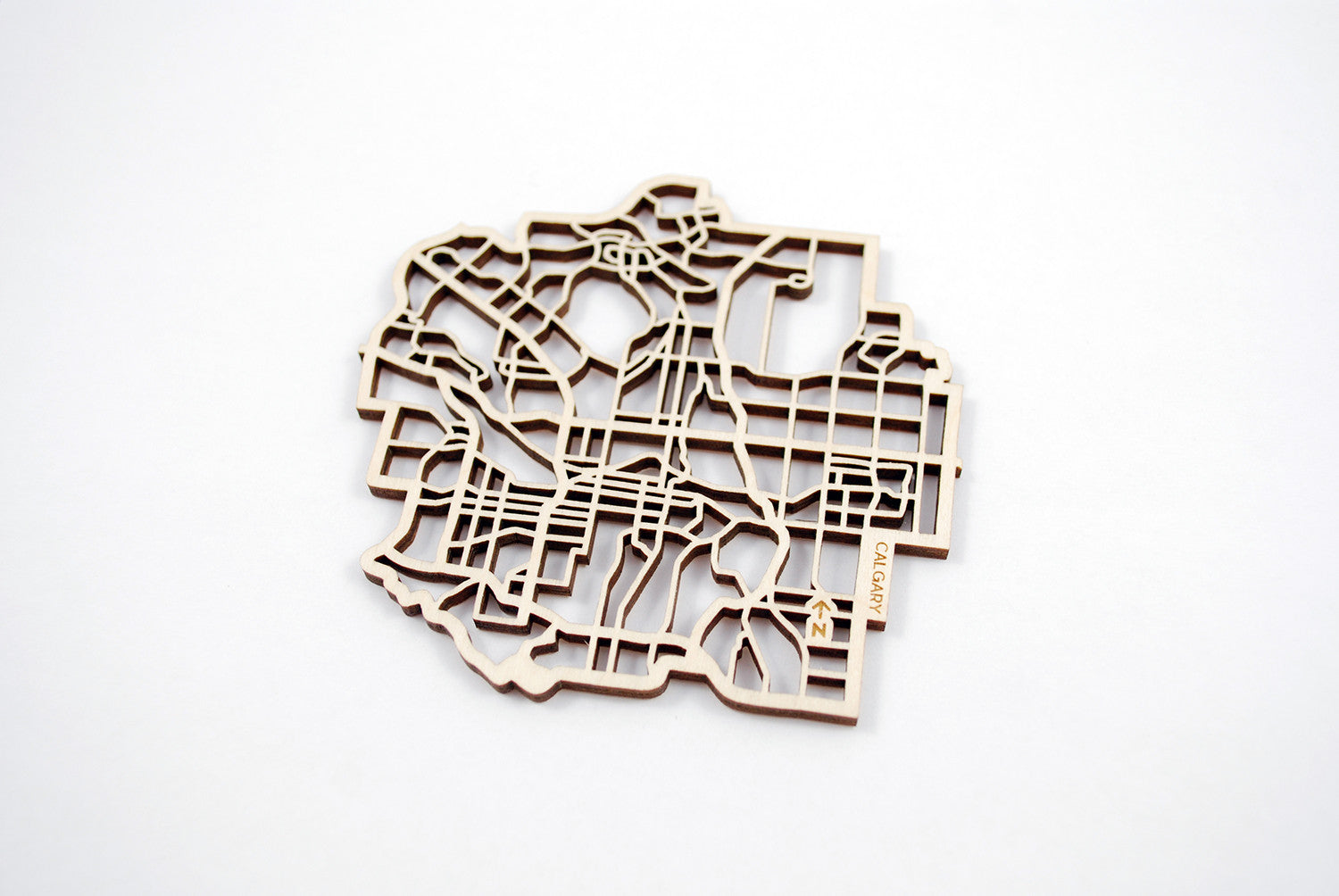 Calgary Map Coasters (set of 4)