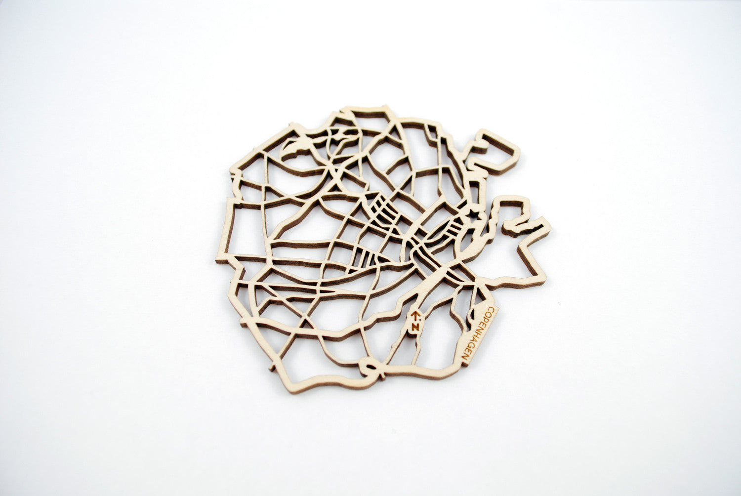 Copenhagen Map Coasters (set of 4)
