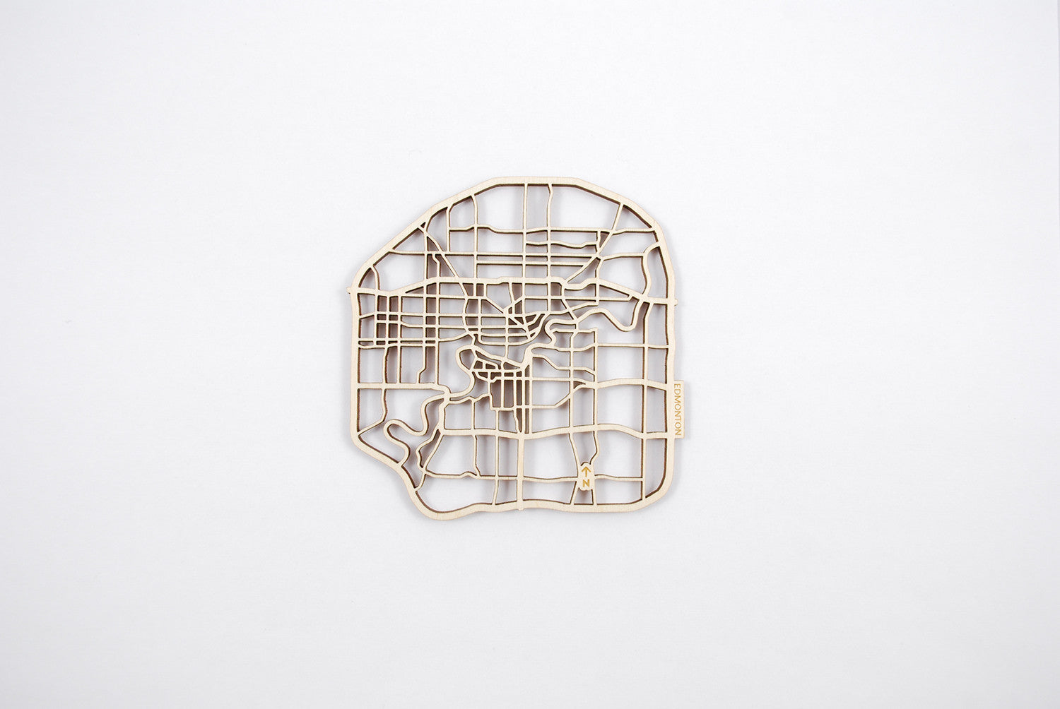 Edmonton Map Coasters (set of 4)