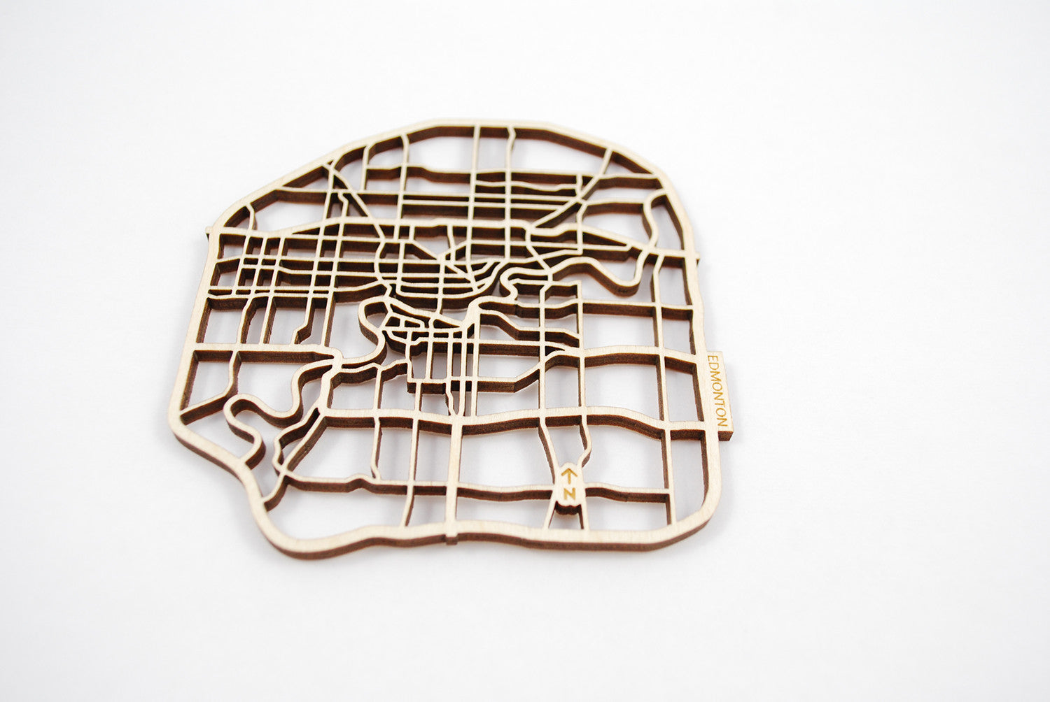 Edmonton Map Coasters (set of 4)