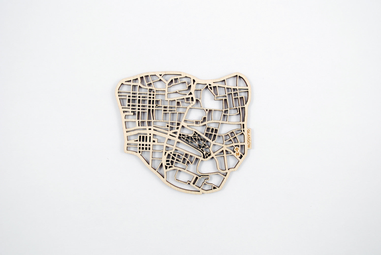 Glasgow Map Coasters (set of 4)