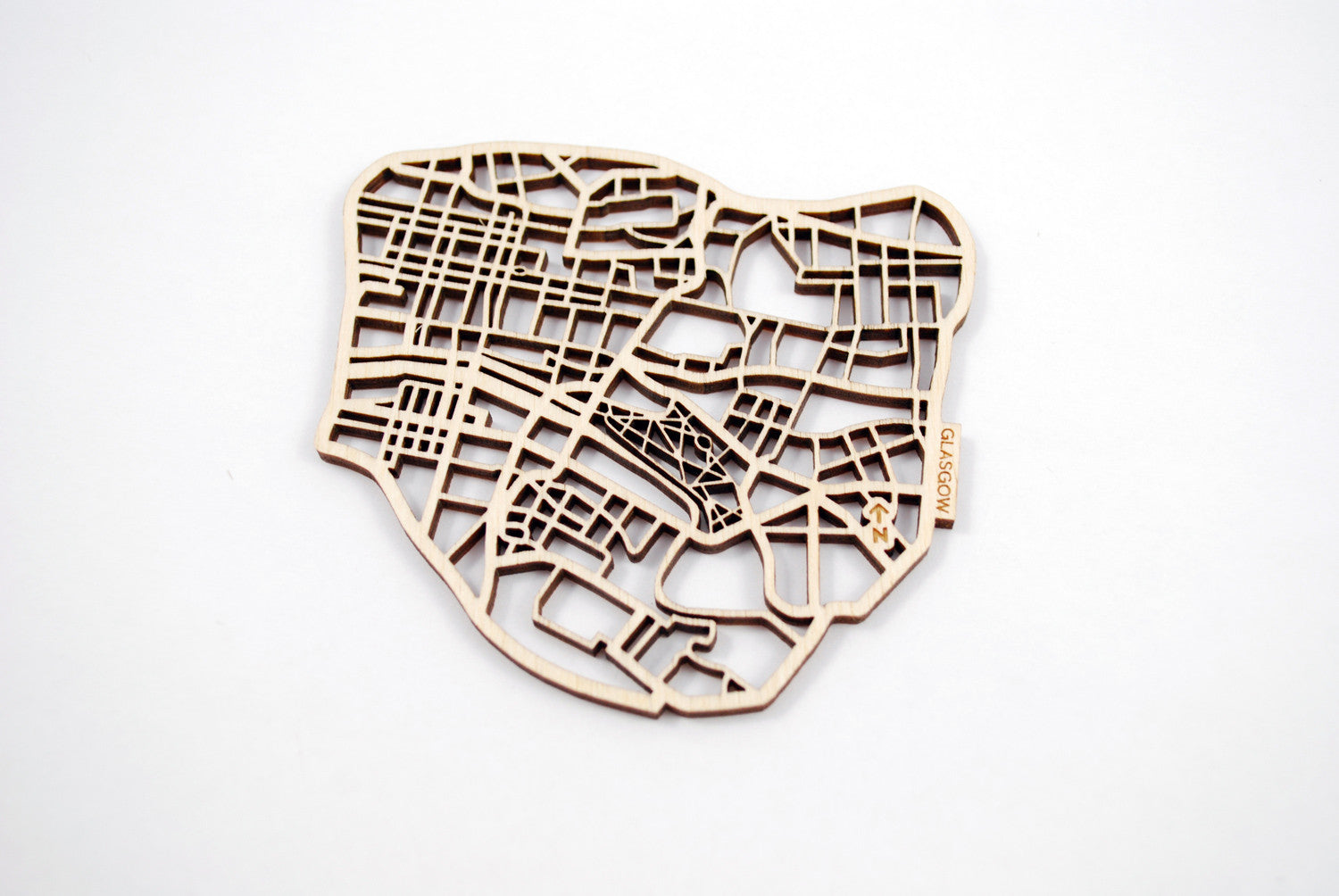 Glasgow Map Coasters (set of 4)