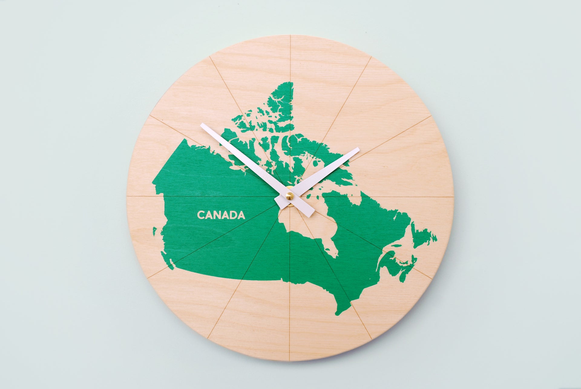 Canada Map Wall Clock