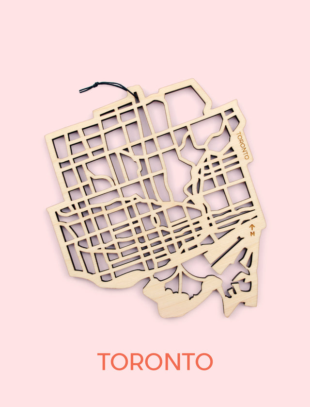Toronto Map Trivet
