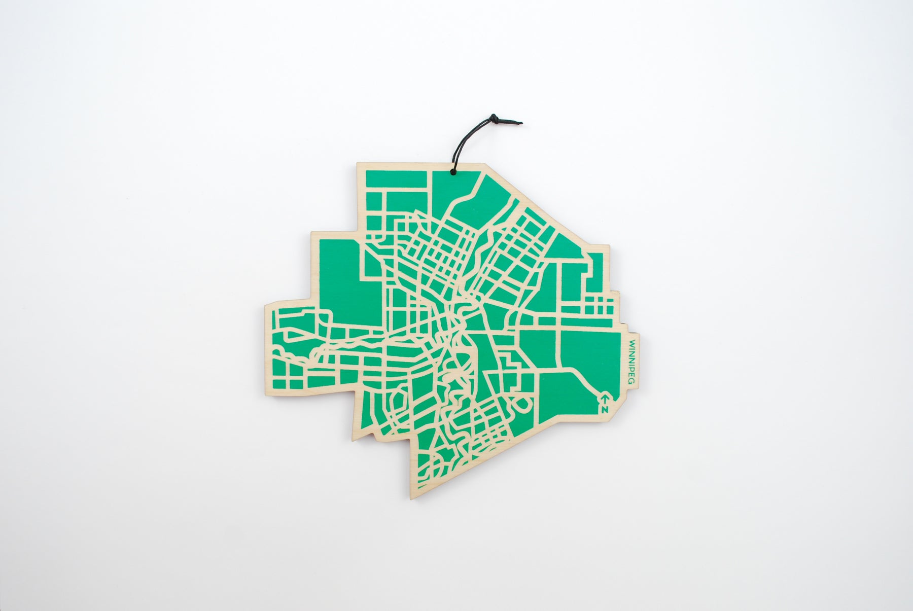 Winnipeg Map Trivet (Printed)