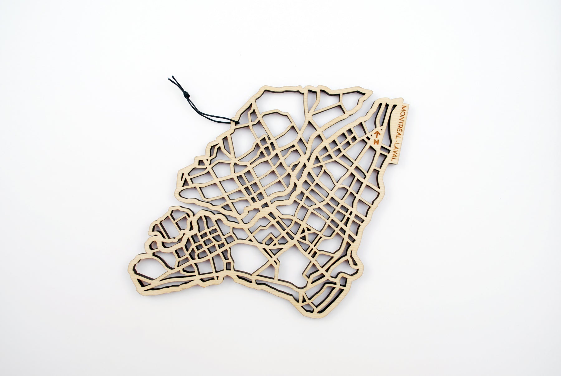 Montréal Map Trivet