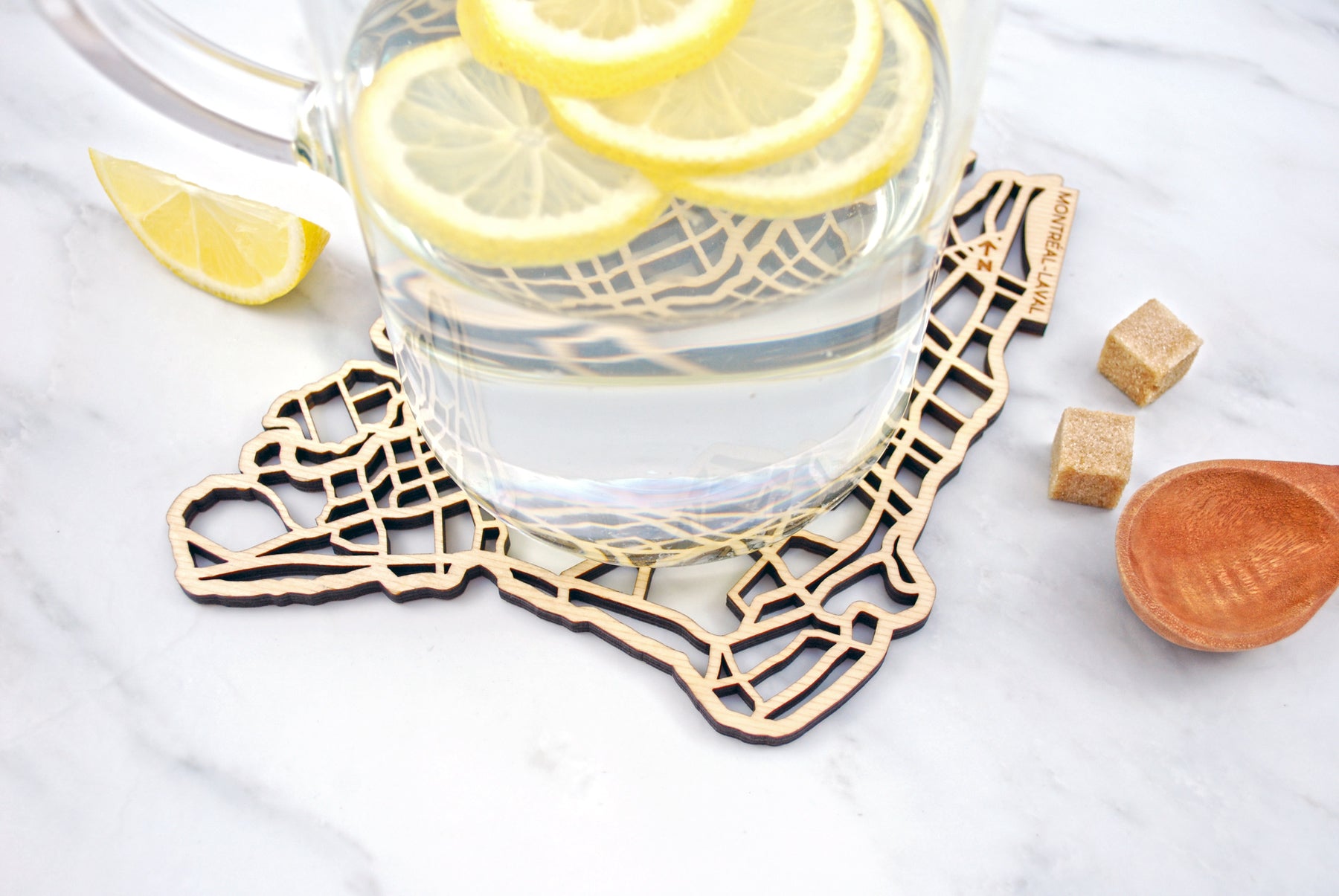 Montréal Map Trivet
