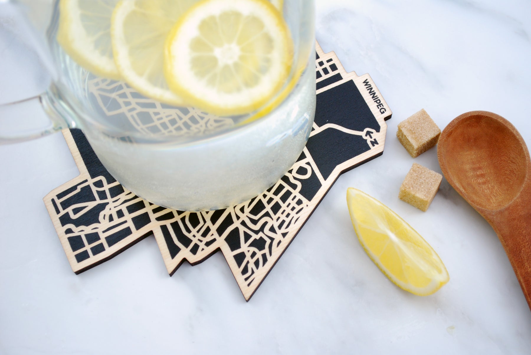 Winnipeg Map Trivet (Printed)