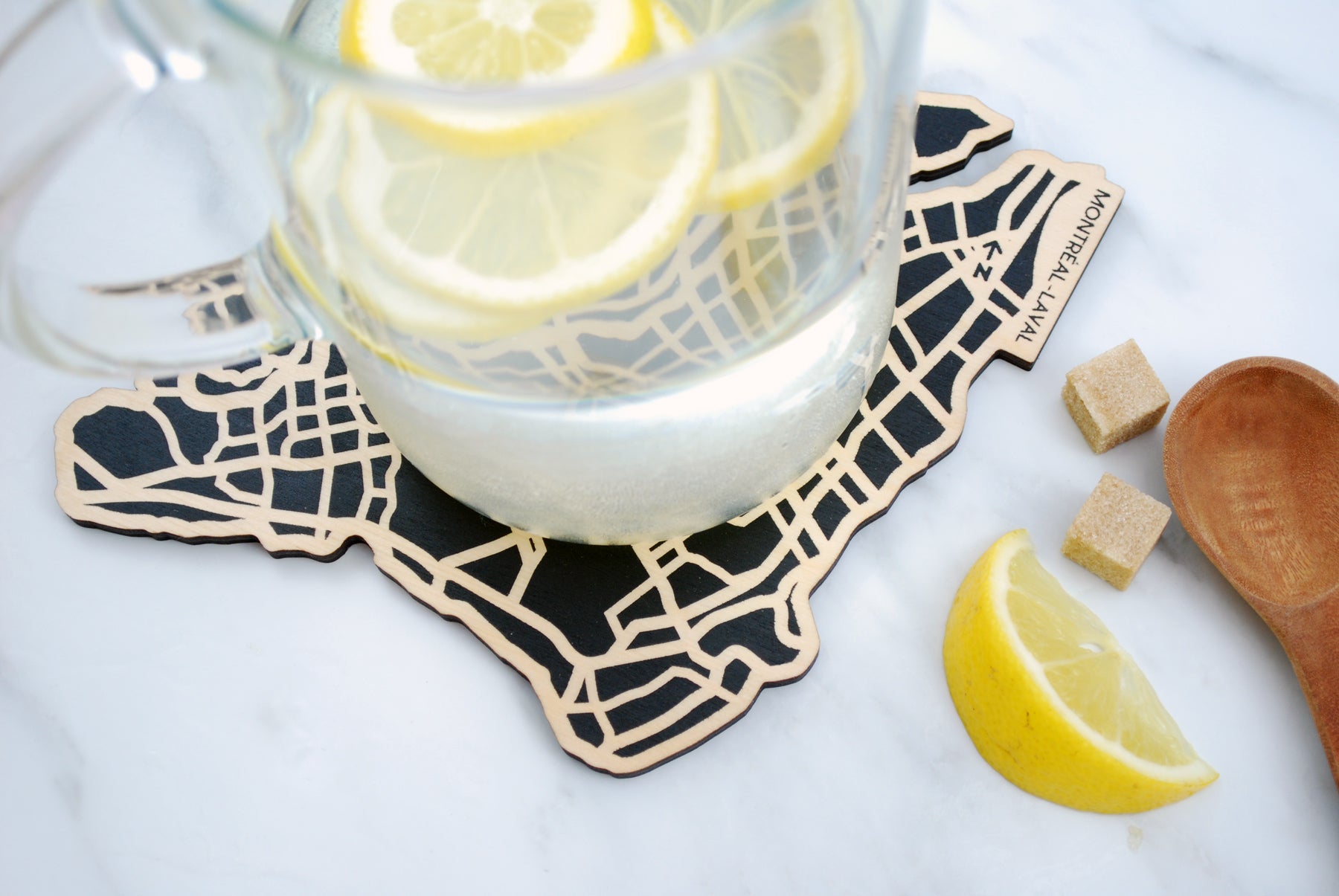 Montréal Map Trivet (Printed)