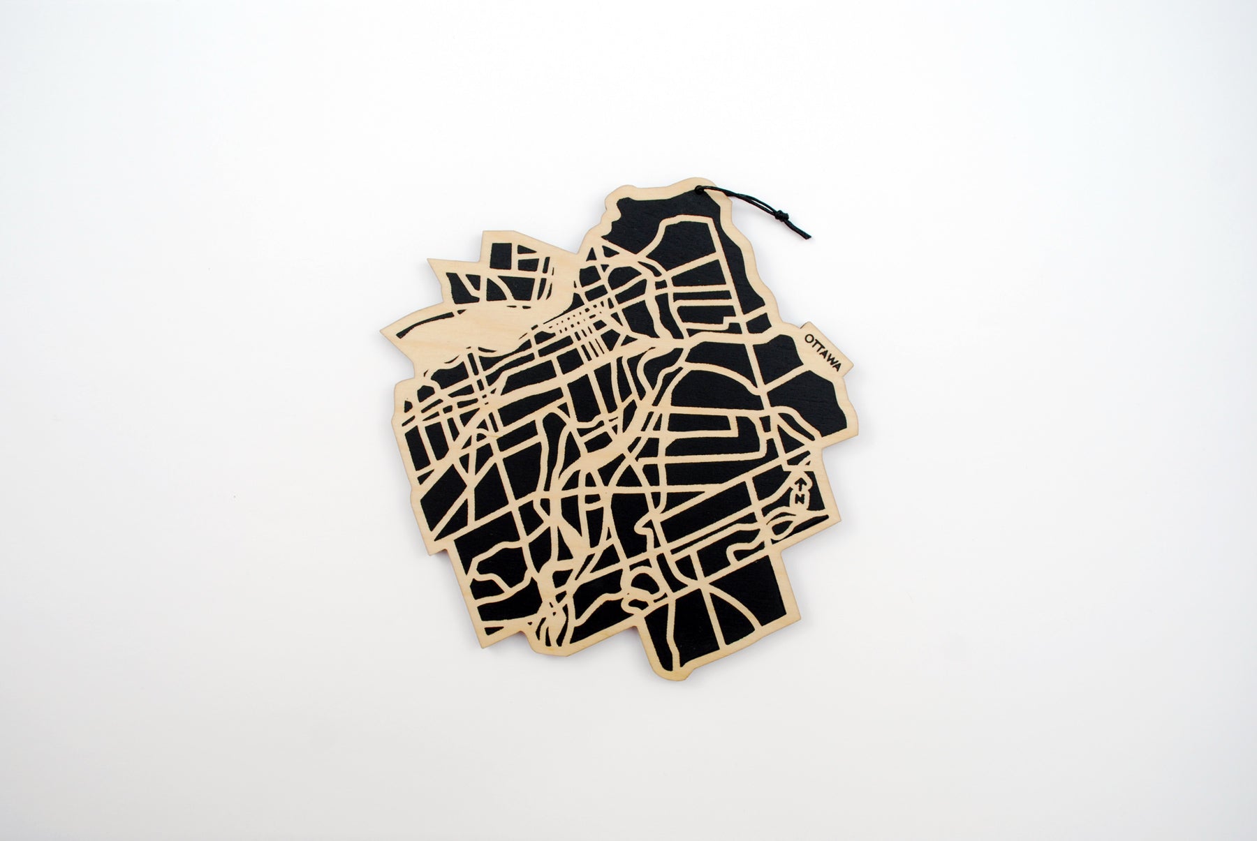 Ottawa Map Trivet (Printed)