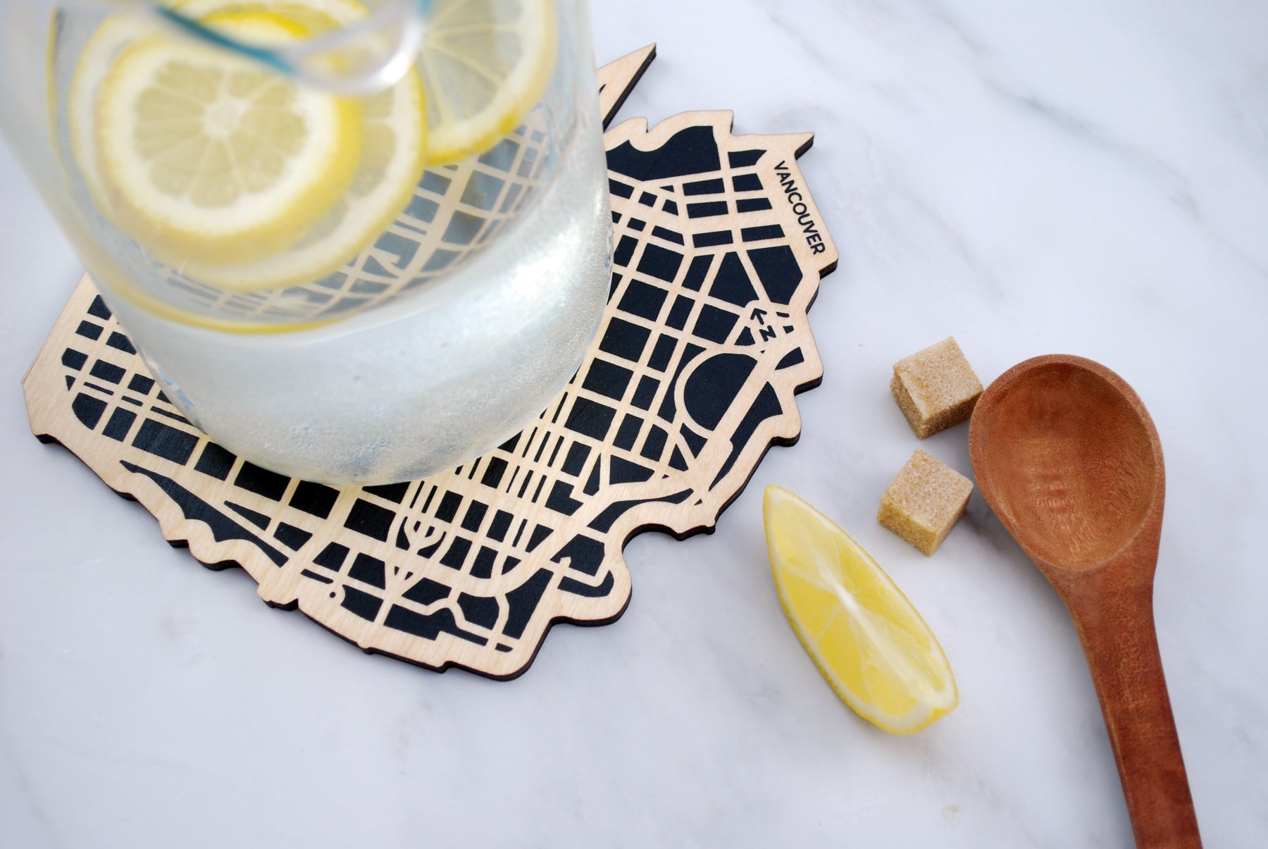 Vancouver Map Trivet (Printed)