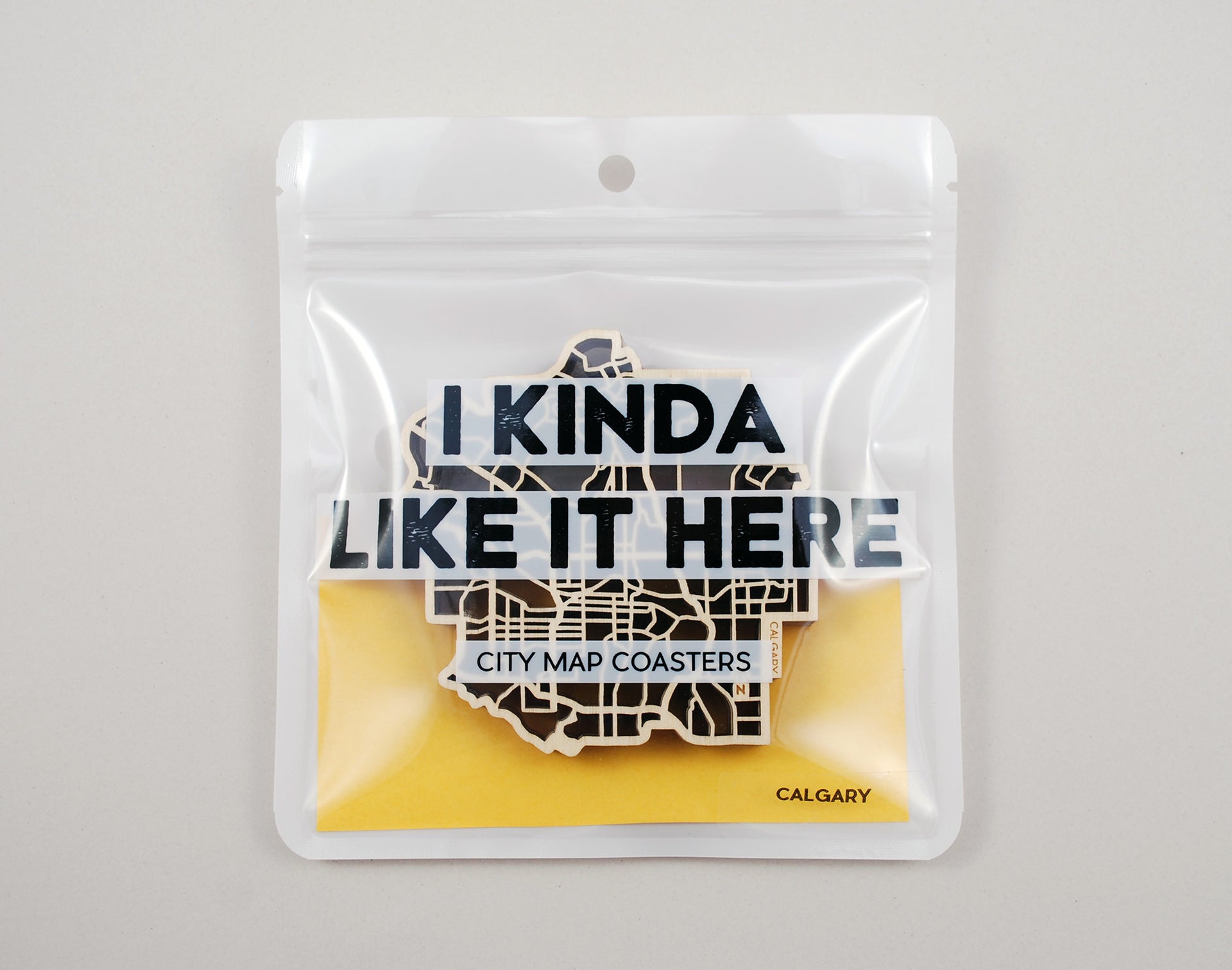 Calgary Map Coasters (set of 4)