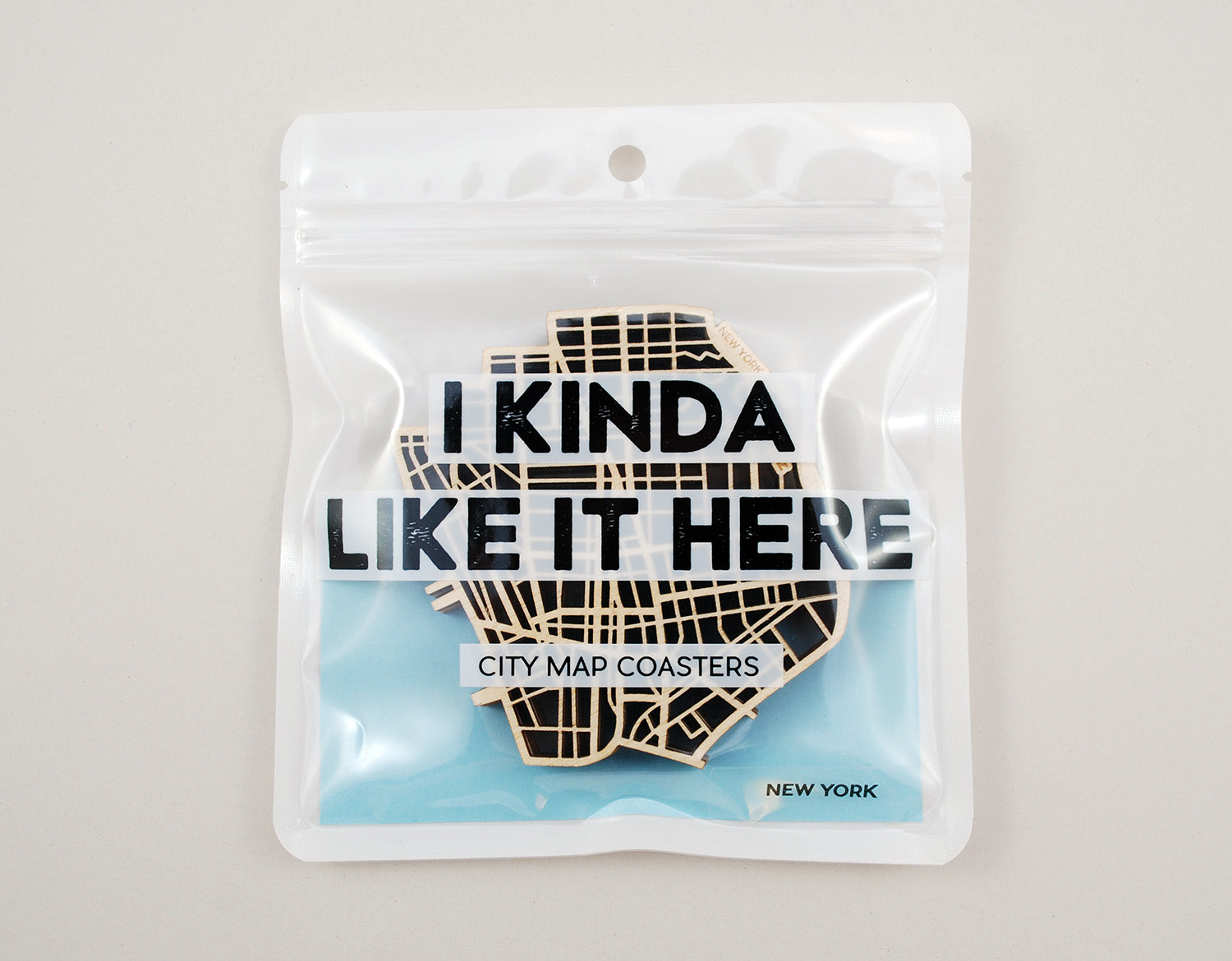 New York Map Coasters (set of 4)