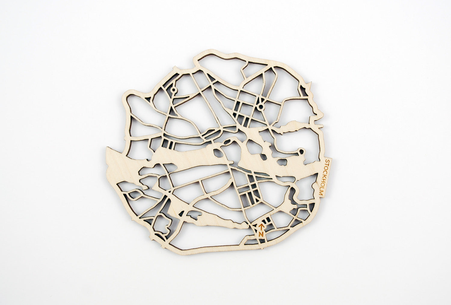 Stockholm Map Coasters (set of 4)