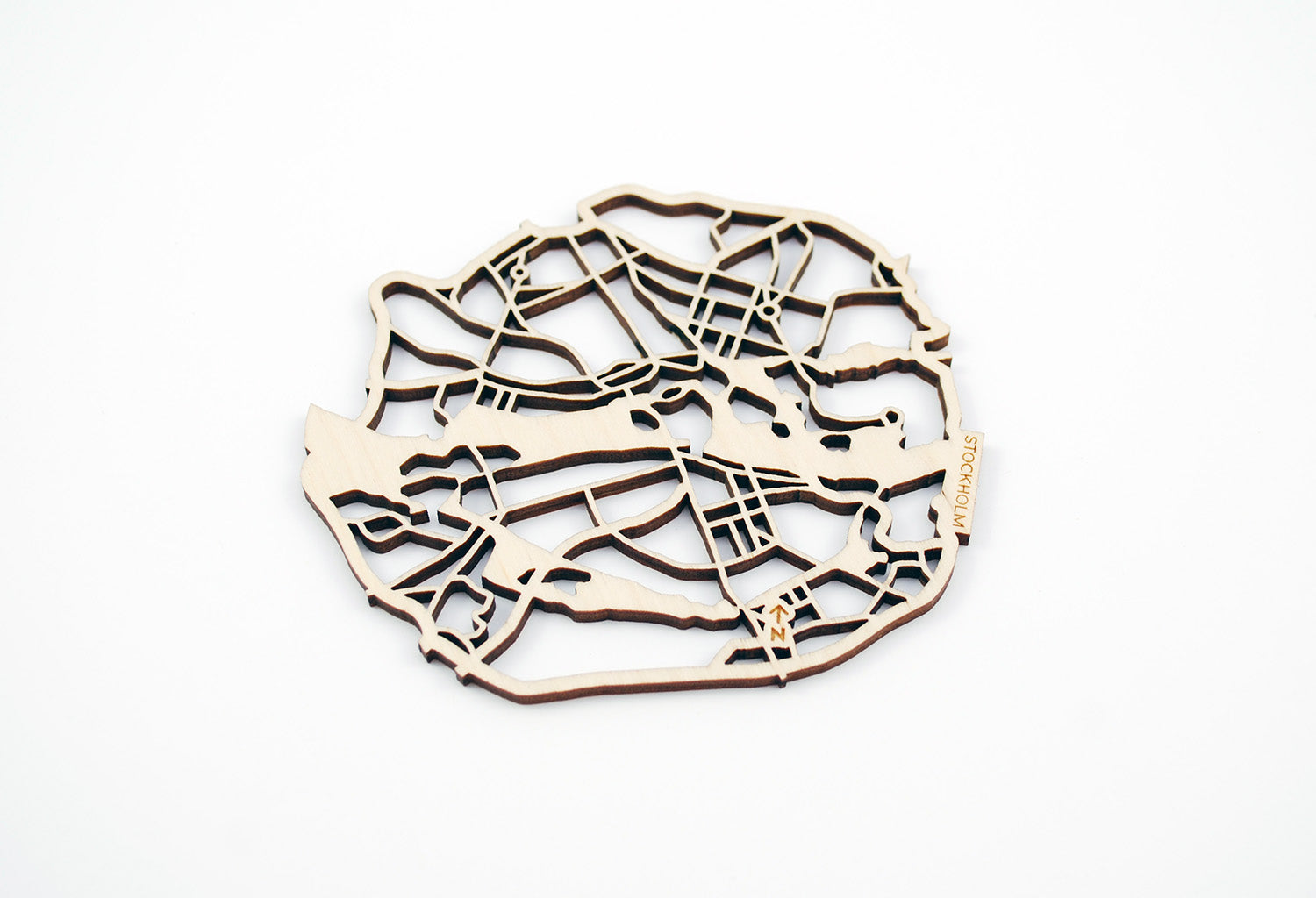 Stockholm Map Coasters (set of 4)