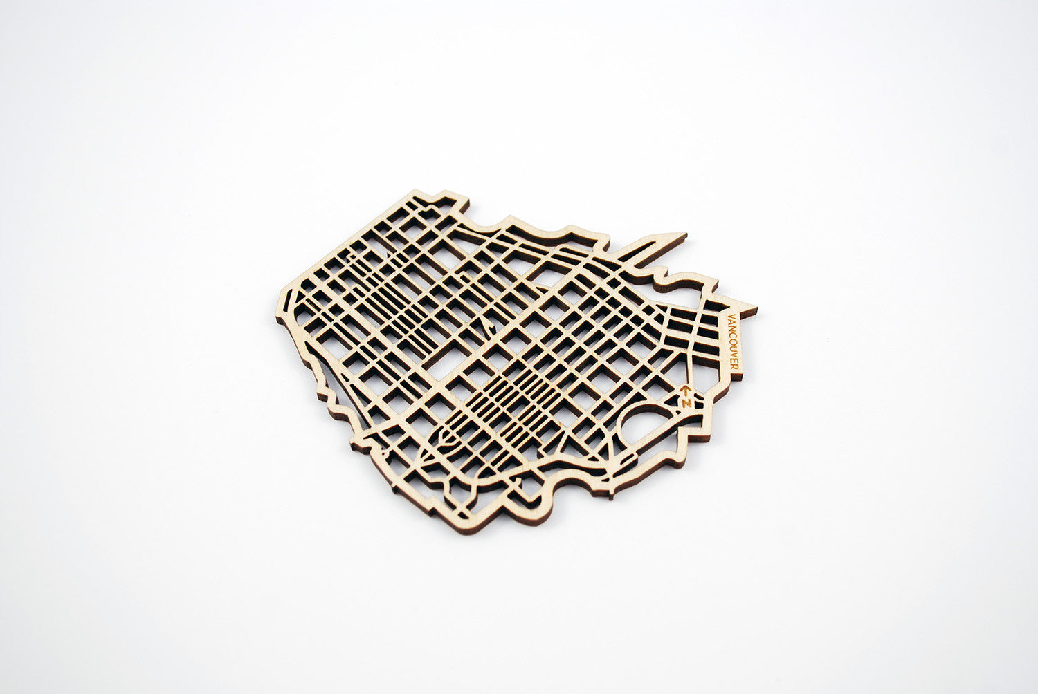 Vancouver Map Coasters (set of 4)