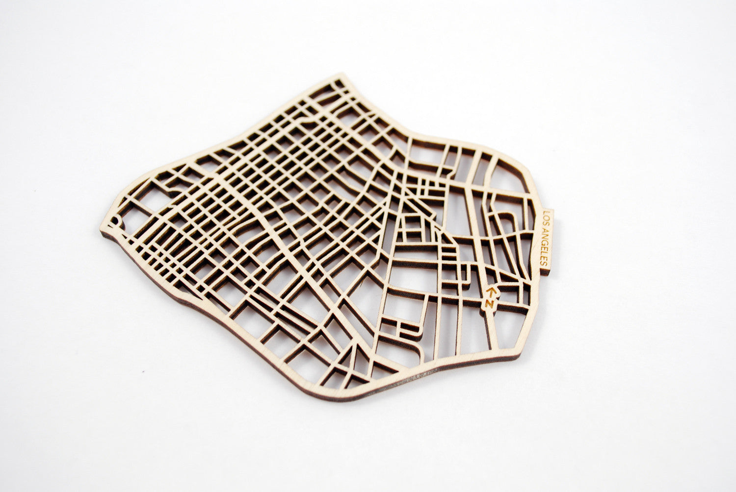 Los Angeles Map Coasters (set of 4)