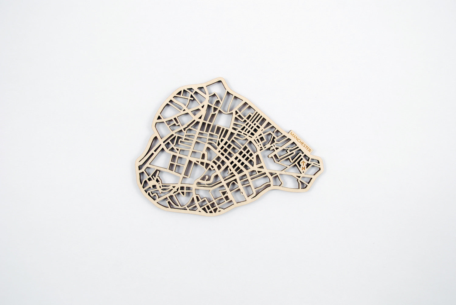 Manchester Map Coasters (set of 4)