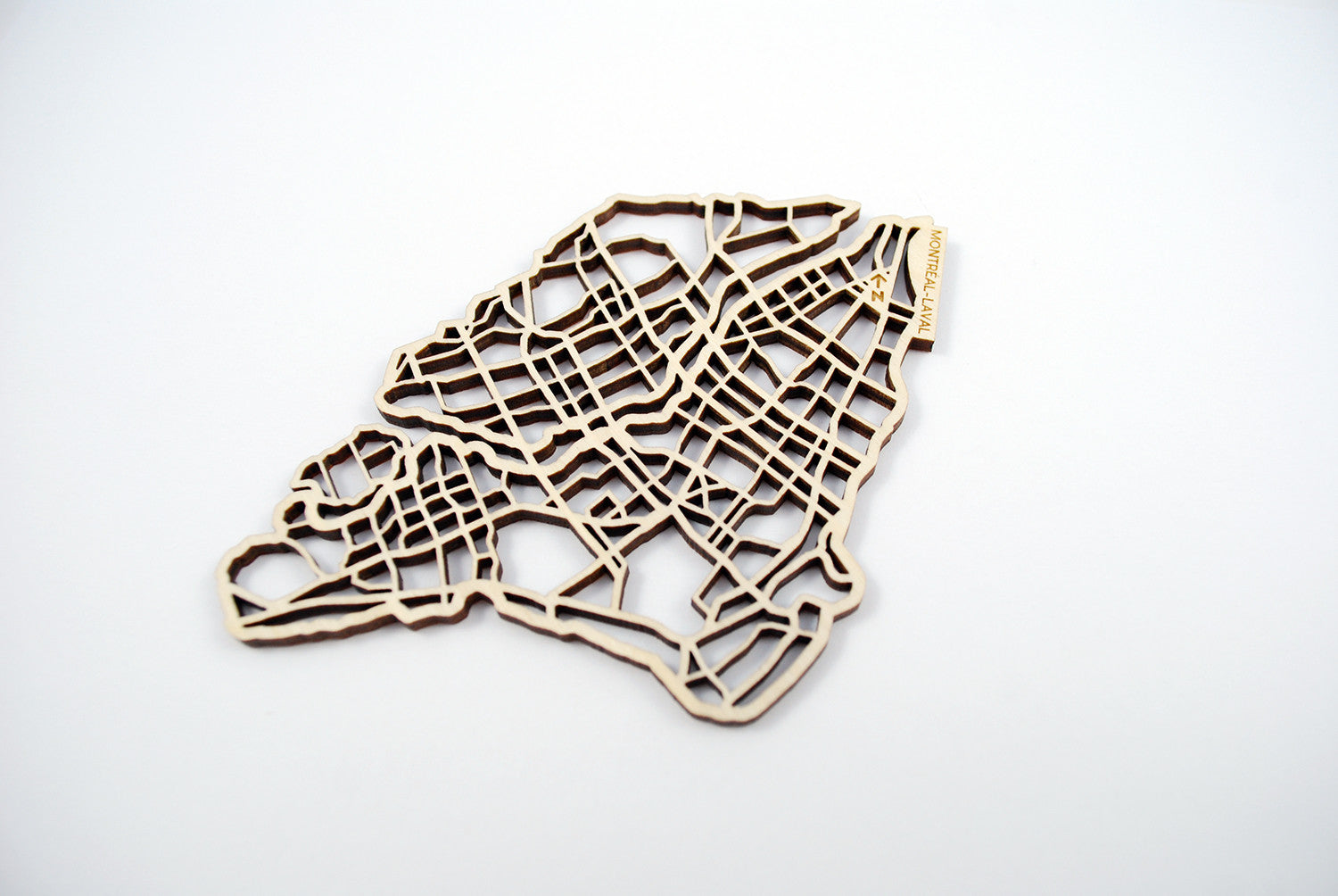 Montréal-Laval Map Coasters (set of 4)