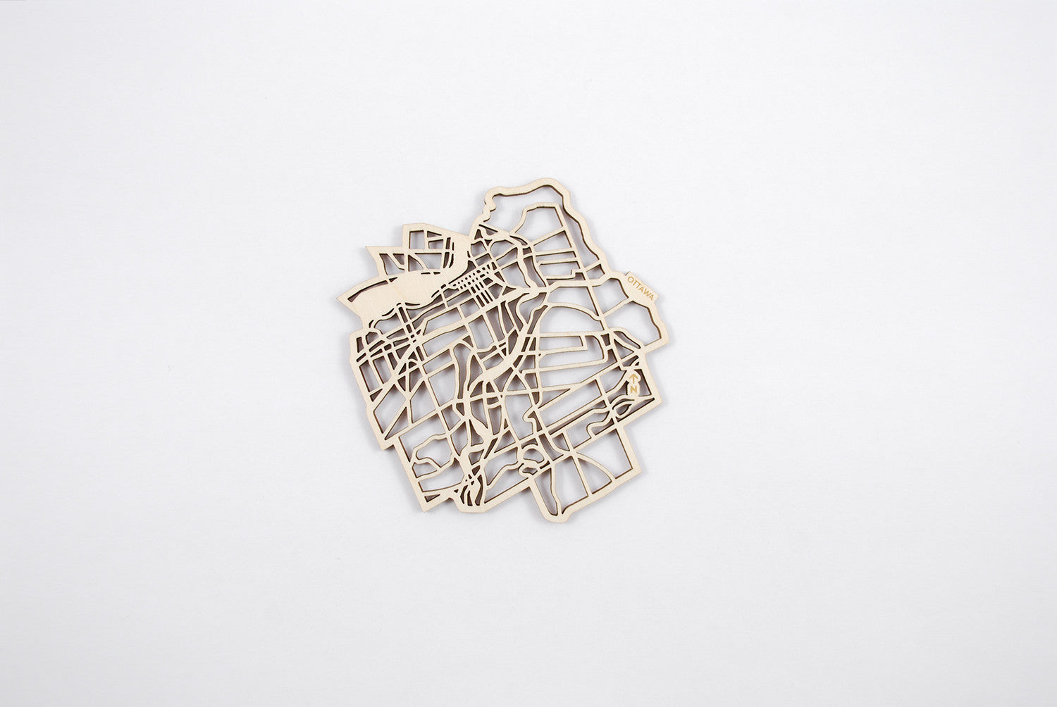 Ottawa Map Coasters (set of 4)