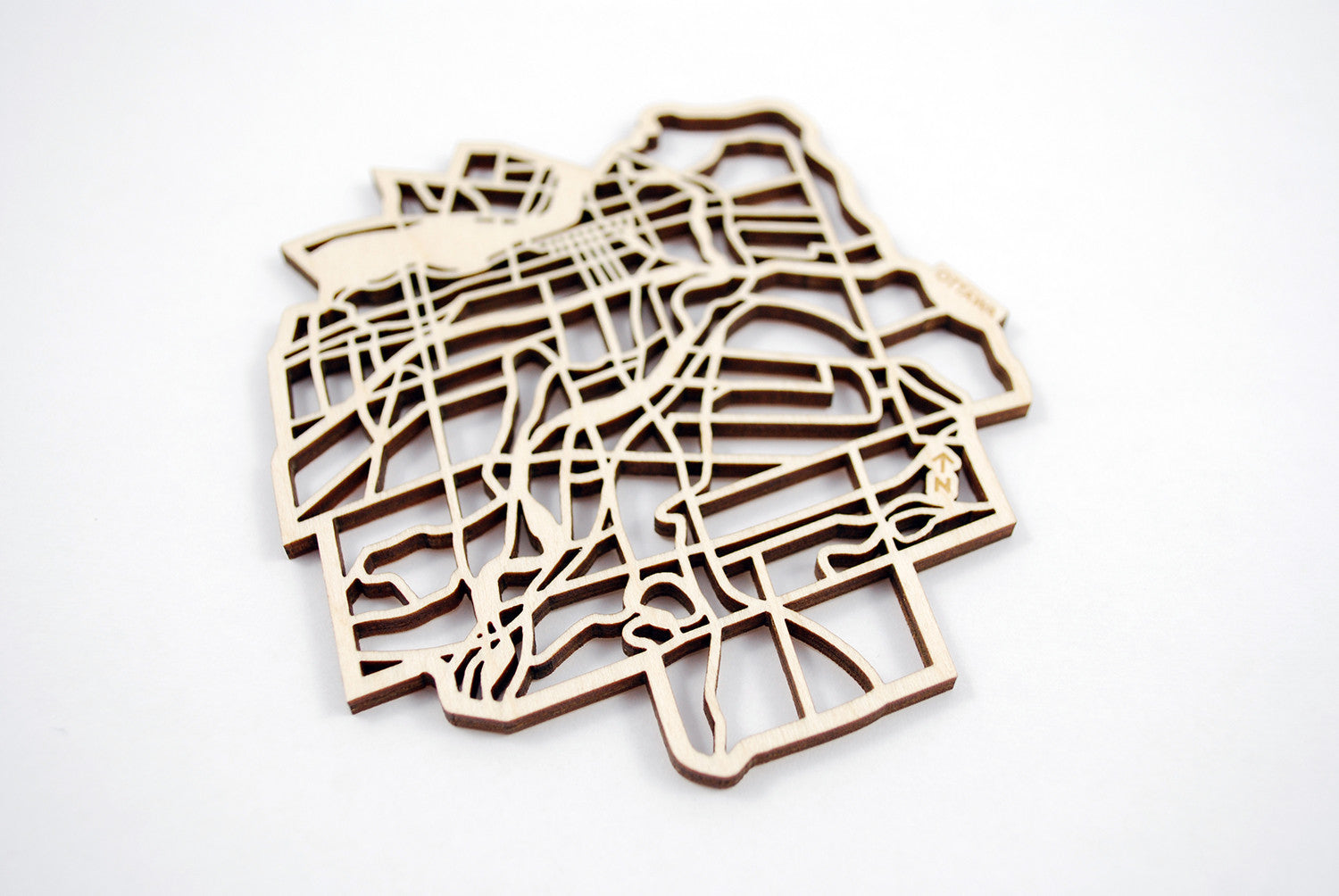 Ottawa Map Coasters (set of 4)