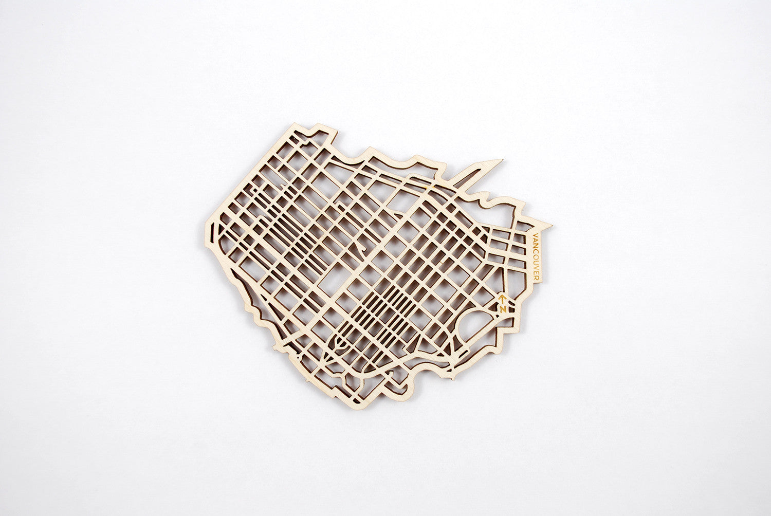 Vancouver Map Coasters (set of 4)