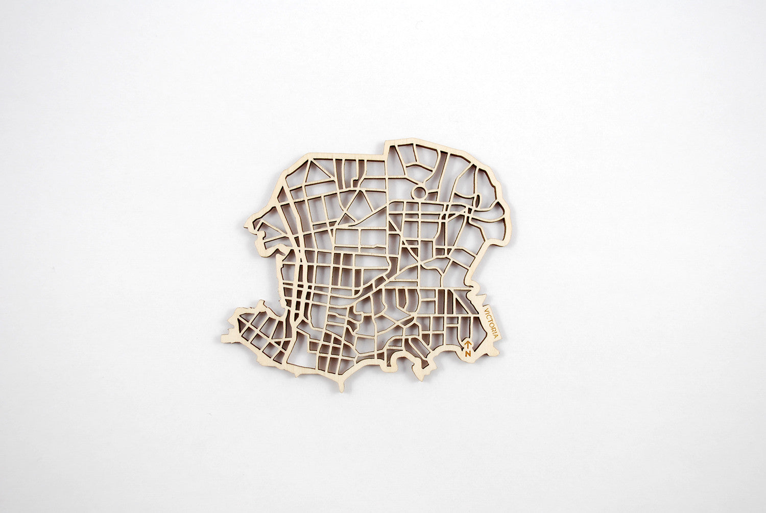 Victoria Map Coasters (set of 4)