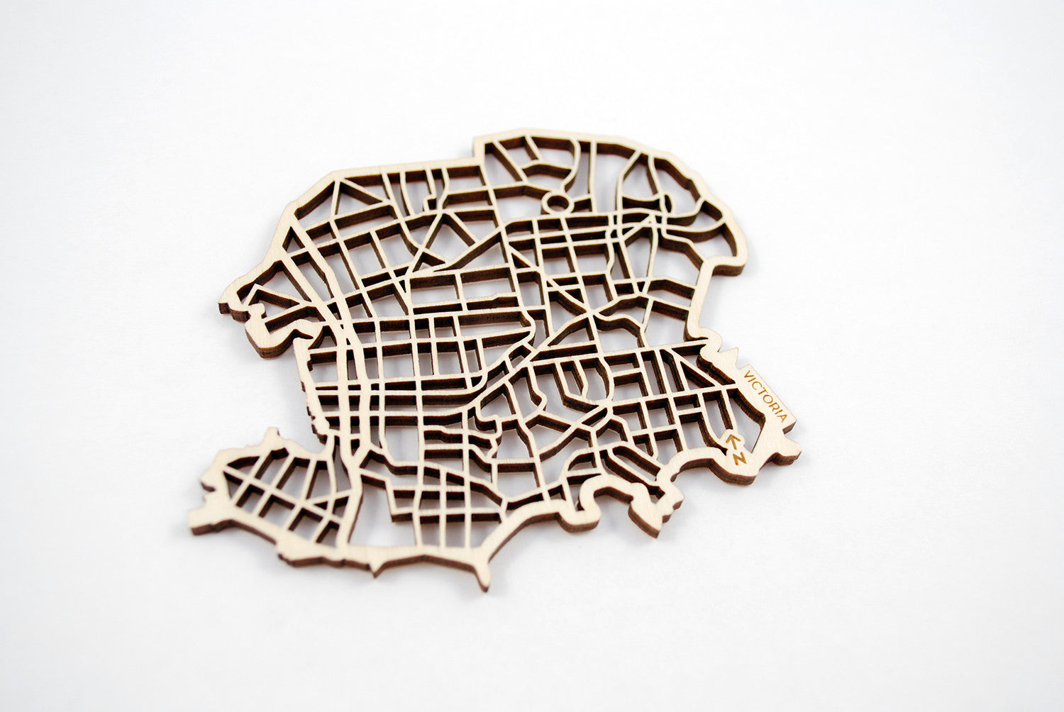 Victoria Map Coasters (set of 4)