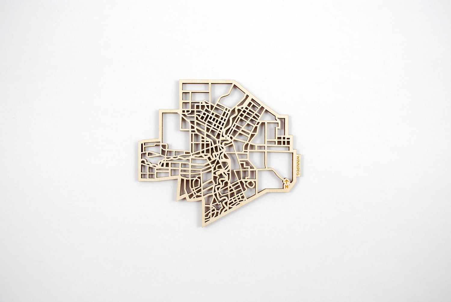 Winnipeg Map Coasters (set of 4)