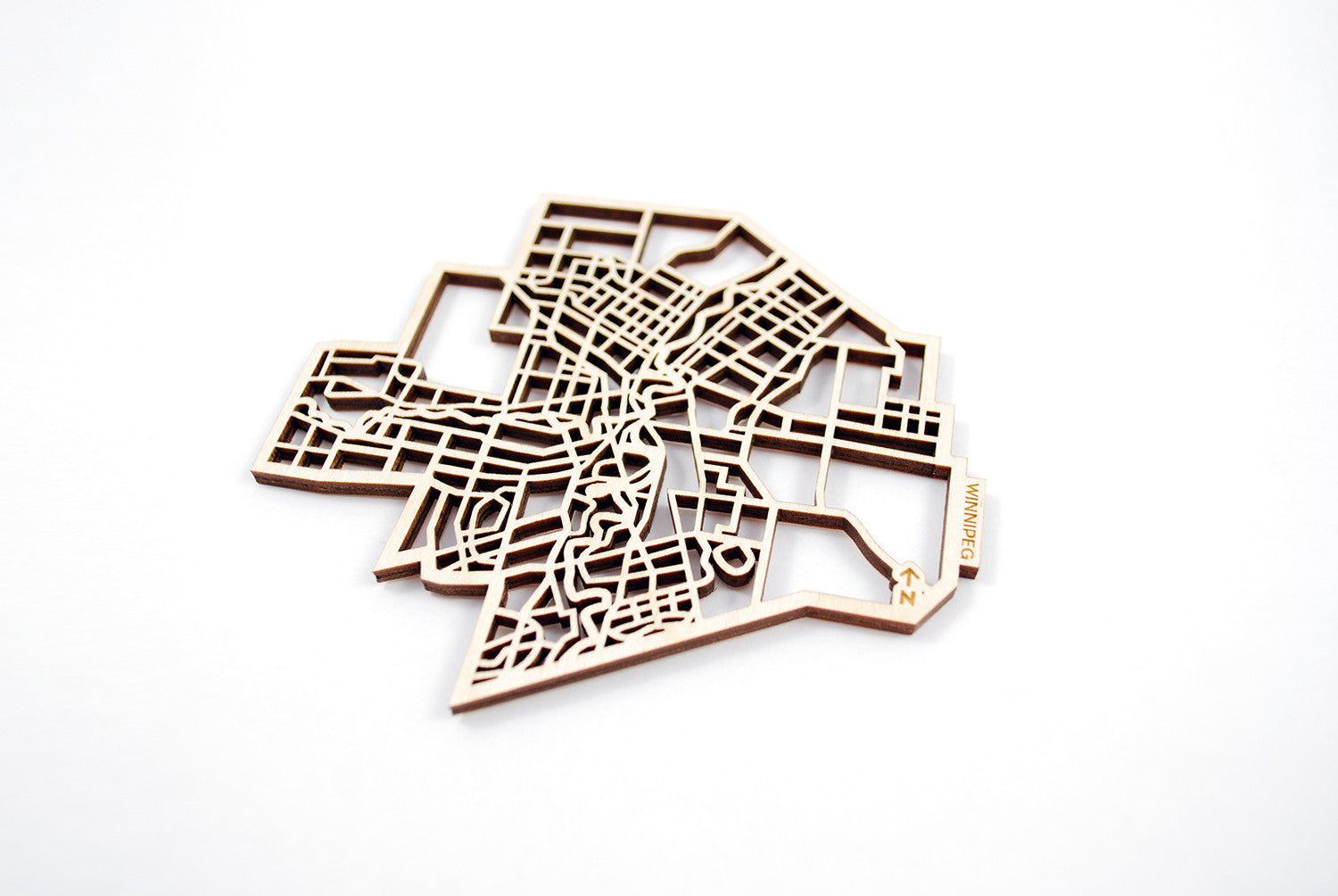 Winnipeg Map Coasters (set of 4)