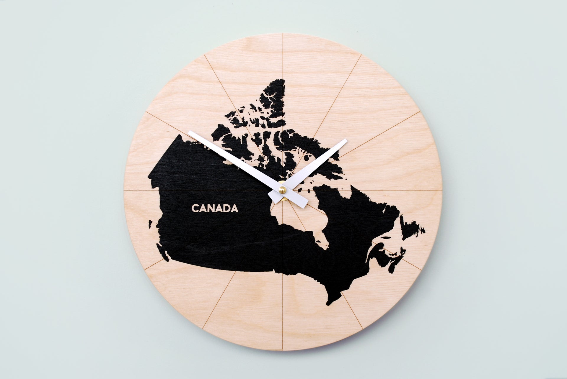Canada Map Wall Clock