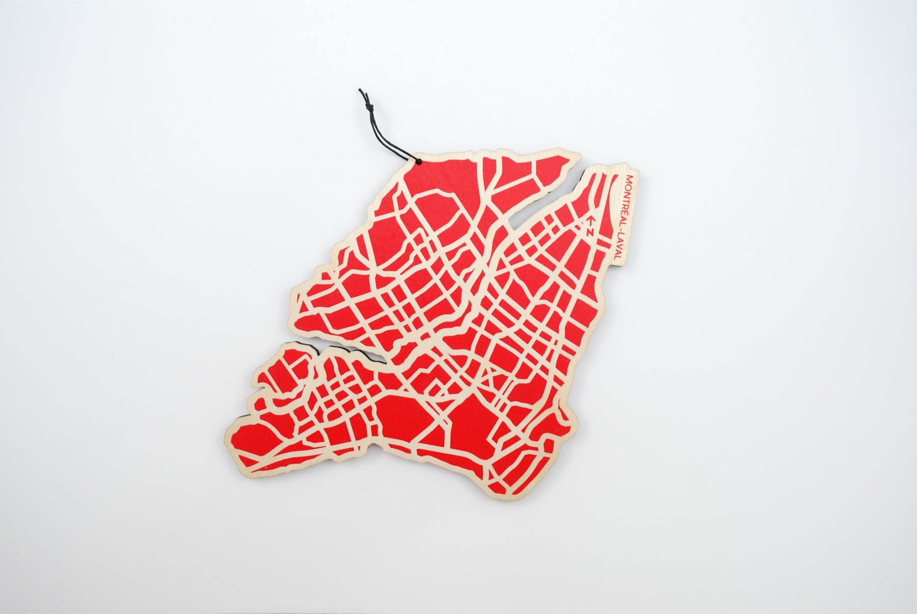 Montréal Map Trivet (Printed)
