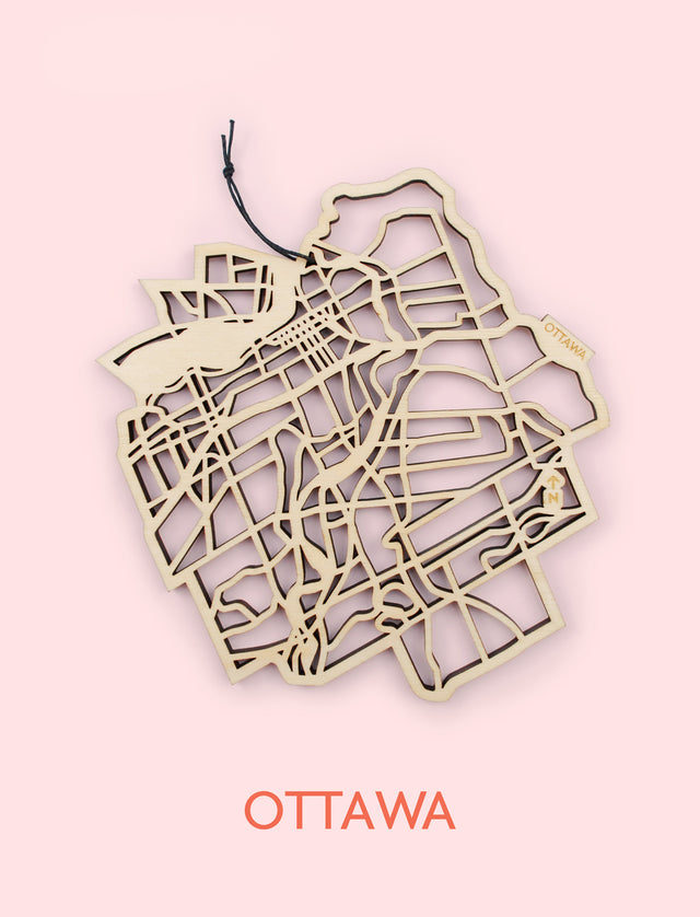 Ottawa Map Trivet