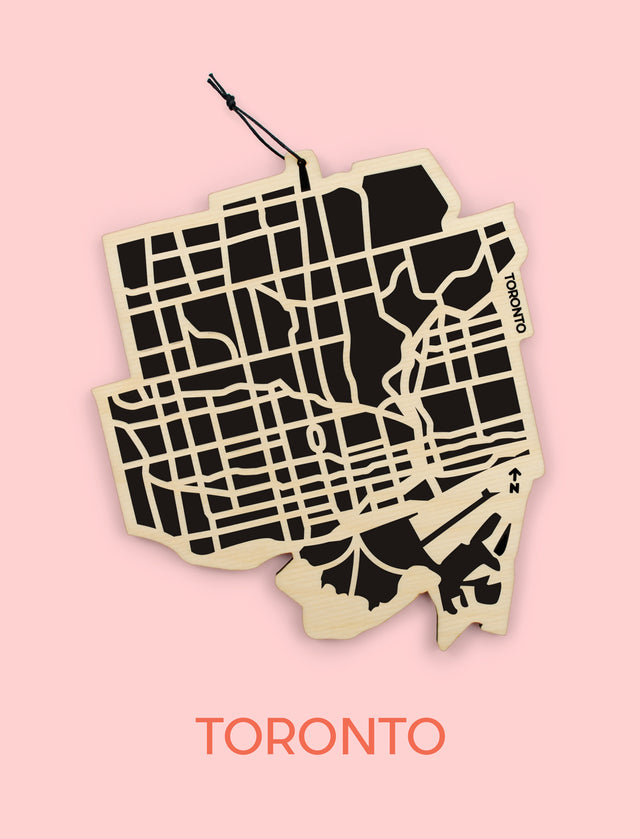 Toronto Map Trivet (Printed)