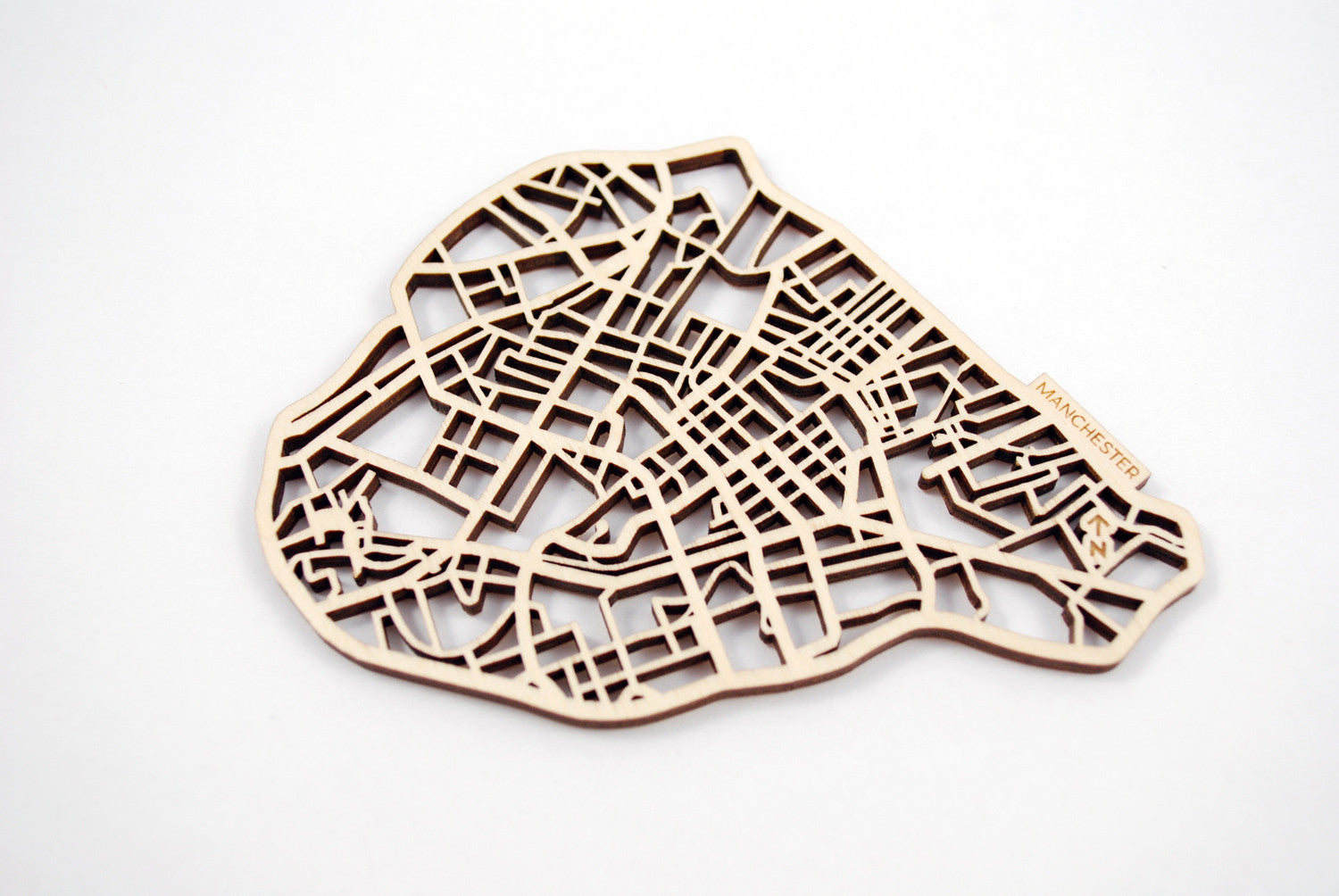 Manchester Map Coasters (set of 4)